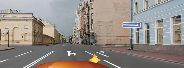 Дорожная ситуация к вопросу 8 билета ПДД №1