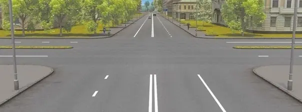 Дорожная ситуация к вопросу 1 билета ПДД №22