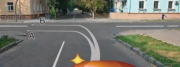 Дорожная ситуация к вопросу 8 билета ПДД №22