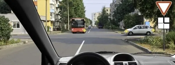 Дорожная ситуация к вопросу 15 билета ПДД №29