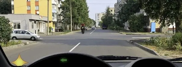 Дорожная ситуация к вопросу 14 билета ПДД №33