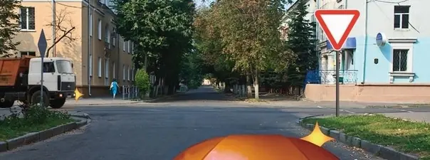 Дорожная ситуация к вопросу 15 билета ПДД №38