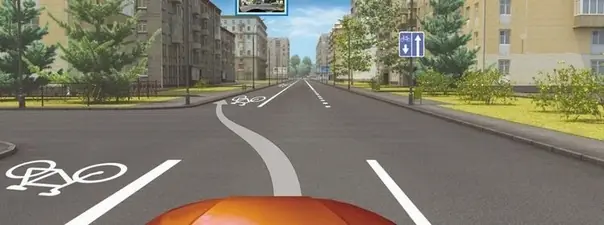 Дорожная ситуация к вопросу 12 билета ПДД №39