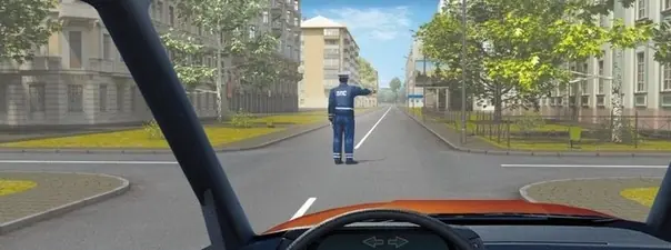 Дорожная ситуация к вопросу 6 билета ПДД №40