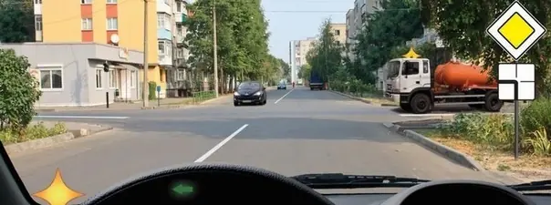 Дорожная ситуация к вопросу 15 билета ПДД №5