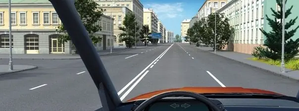 Дорожная ситуация к вопросу 9 билета ПДД №6
