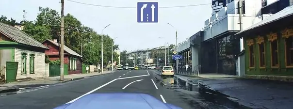 Дорожная ситуация к вопросу 7 билета ПДД №11