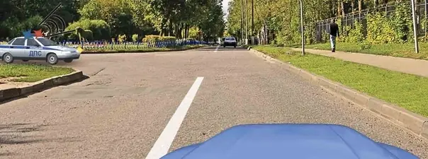 Дорожная ситуация к вопросу 14 билета ПДД №12