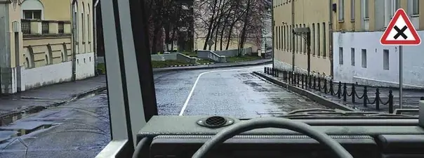 Дорожная ситуация к вопросу 2 билета ПДД №21