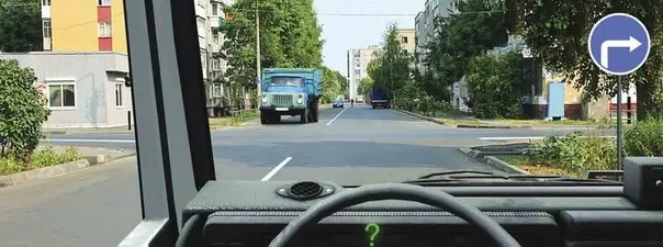 Дорожная ситуация к вопросу 7 билета ПДД №25