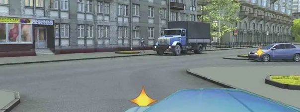 Дорожная ситуация к вопросу 14 билета ПДД №26