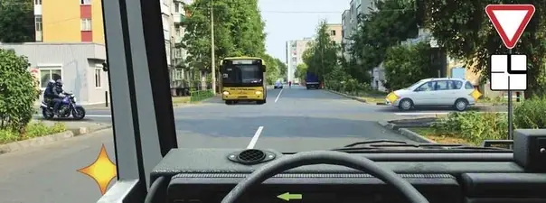 Дорожная ситуация к вопросу 15 билета ПДД №27