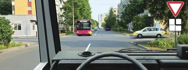 Дорожная ситуация к вопросу 15 билета ПДД №29