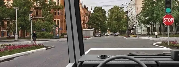Дорожная ситуация к вопросу 13 билета ПДД №3