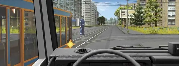 Дорожная ситуация к вопросу 13 билета ПДД №34