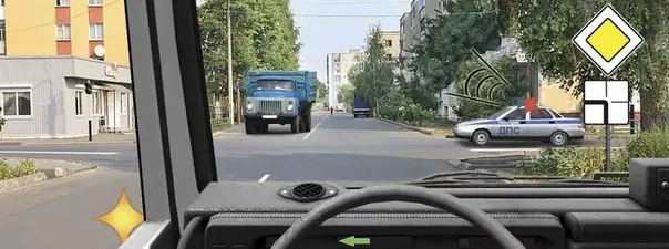 Дорожная ситуация к вопросу 15 билета ПДД №35
