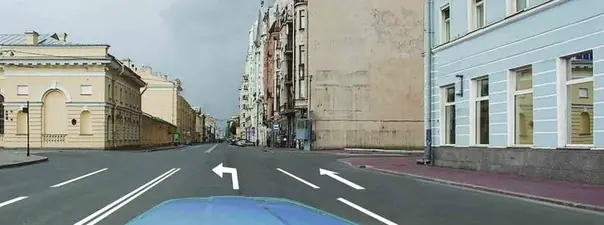 Дорожная ситуация к вопросу 5 билета ПДД №39