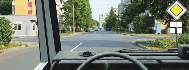 Дорожная ситуация к вопросу 7 билета ПДД №6